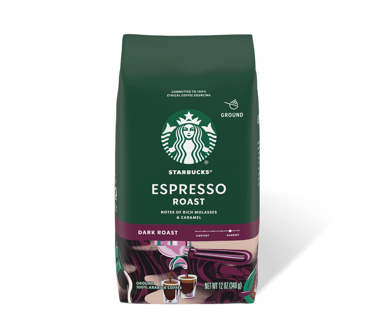 SVC ESPRESSO DARK ROAST MEDIUM  GRIND250G